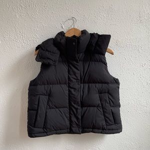 Lululemon Wunder Puff Cropped black Vest